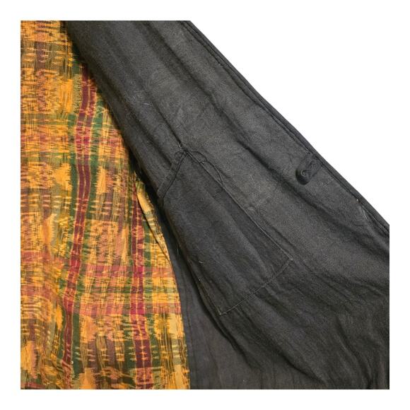 Handmade Patchwork Womens Vest Size XL Multicolor Tapestry Hippie Folk Art Artsy - Picture 9 of 12